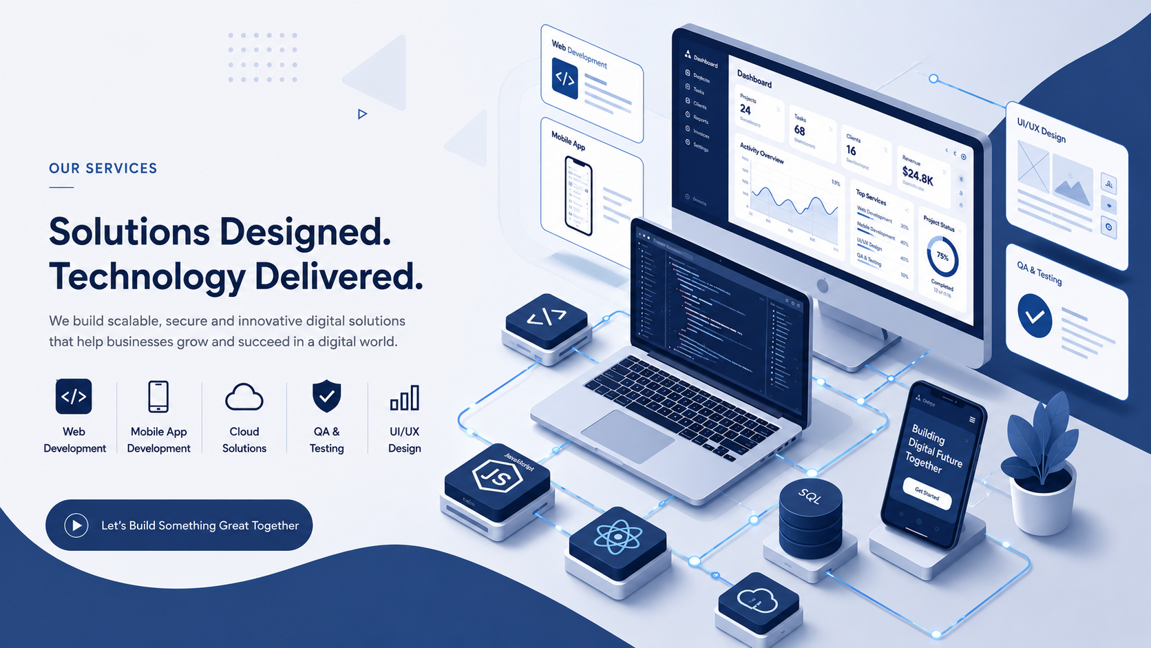 Jorxo software development services — web, mobile, cloud, QA & UI/UX